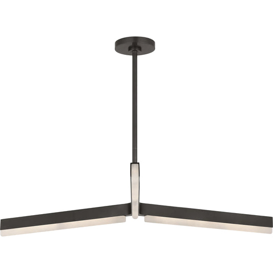 Linea 42" Chandelier by Visual Comfort & Co.. Made from brass in a unique style.