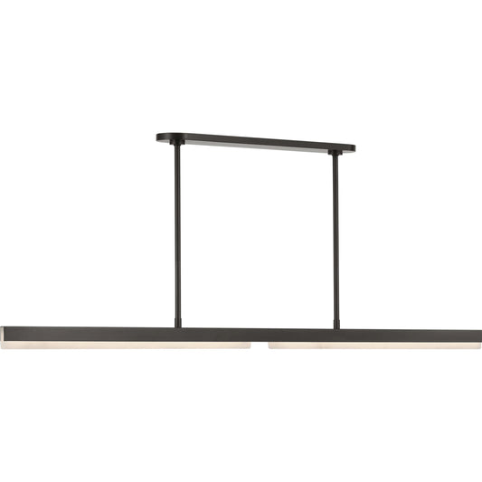 Linea 60" Linear Chandelier by Visual Comfort & Co.. Made from brass in a unique style.