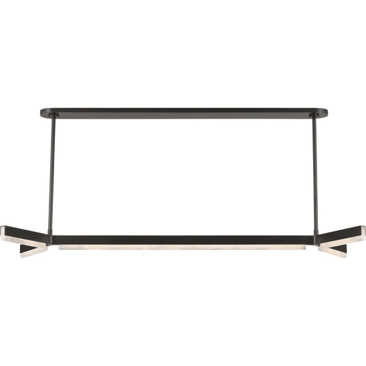 Linea 55" Linear Chandelier by Visual Comfort & Co.. Made from brass in a unique style.