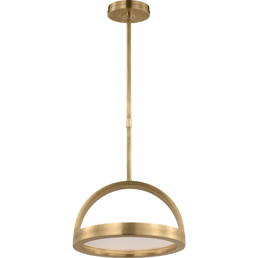 Cerne Medium Pendant by Visual Comfort & Co. in natural brass. Made from brass in a unique style.
