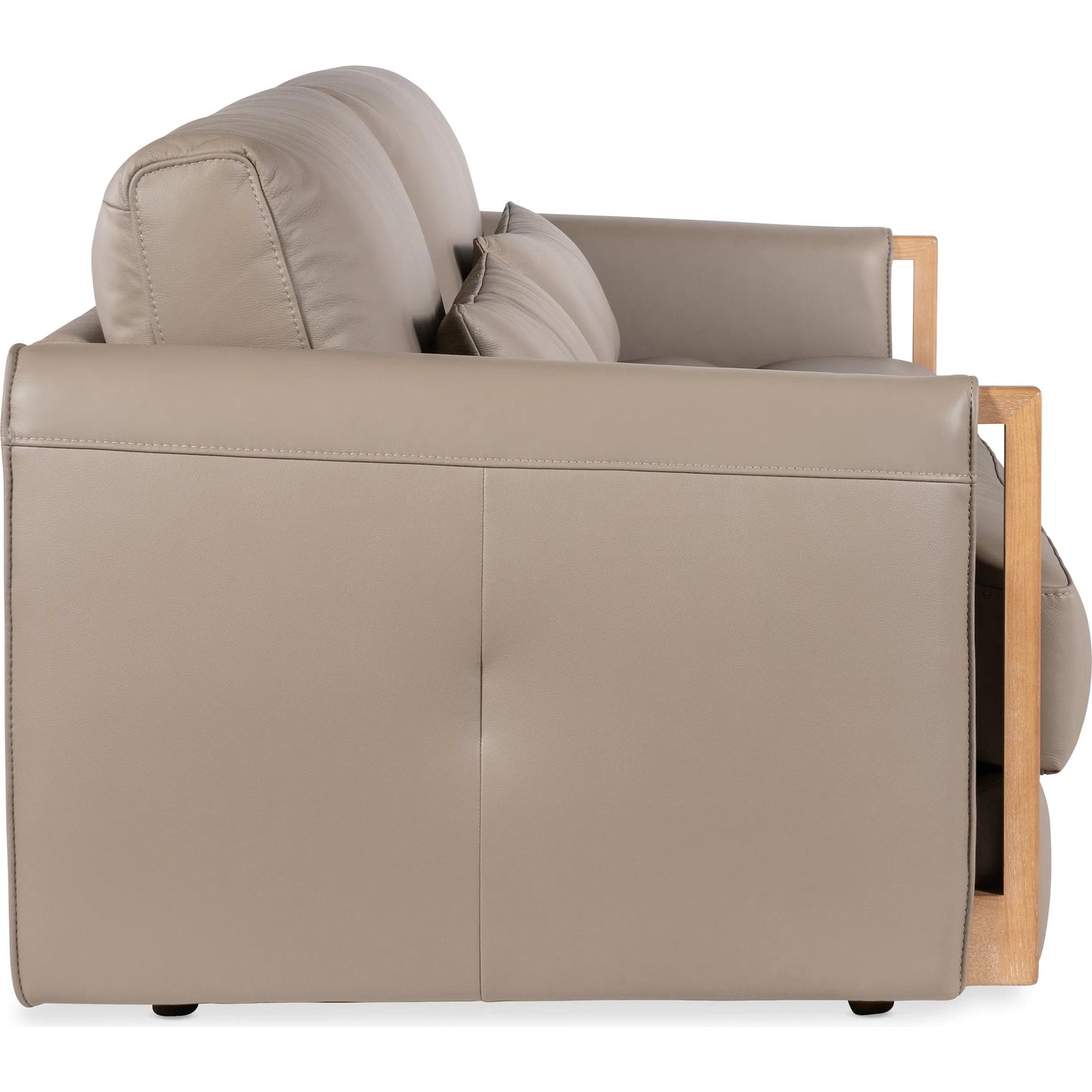 003 SI-2250806 | Additional Silo | Meridian Sofa by Hooker Furniture in grey and light wood. Made from unique in a traditional style.