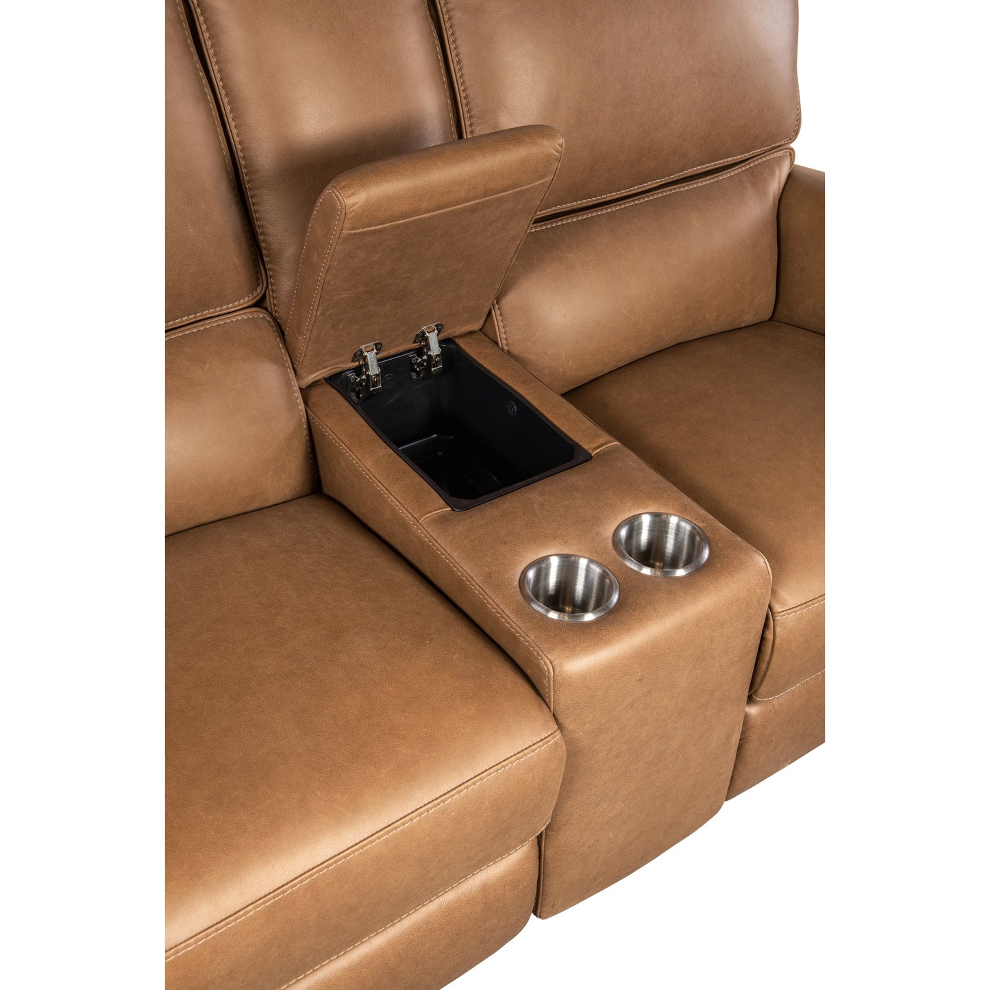011 SI-2133822 | Closeup | Somers Power Console Loveseat by Hooker Furniture. Made from unique in a transitional style.