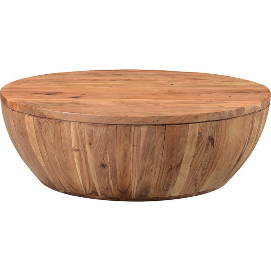 Eske Storage Table by Moe's Home Collection. Made from solid acacia wood in a rustic style.