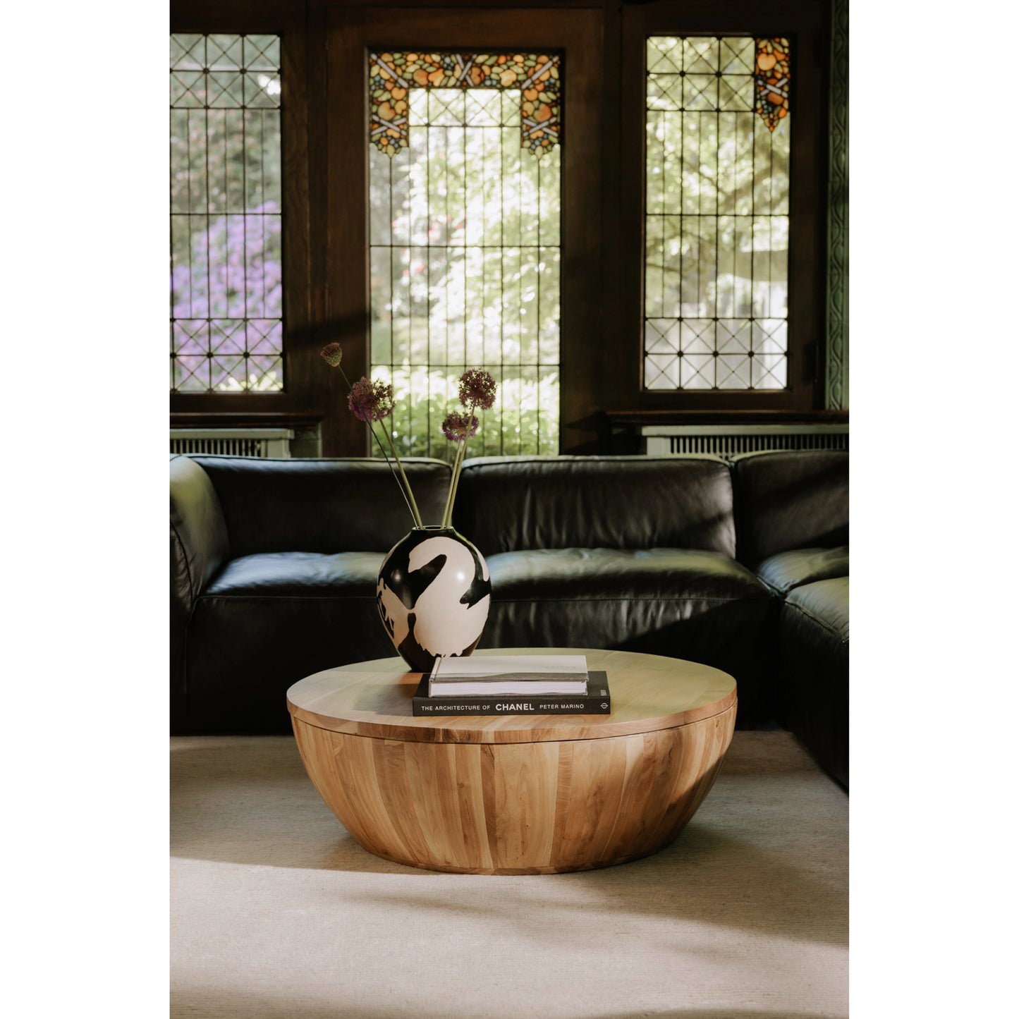 006 SI-1833926 | Lifestyle | Eske Storage Table by Moe's Home Collection. Made from solid acacia wood in a rustic style.