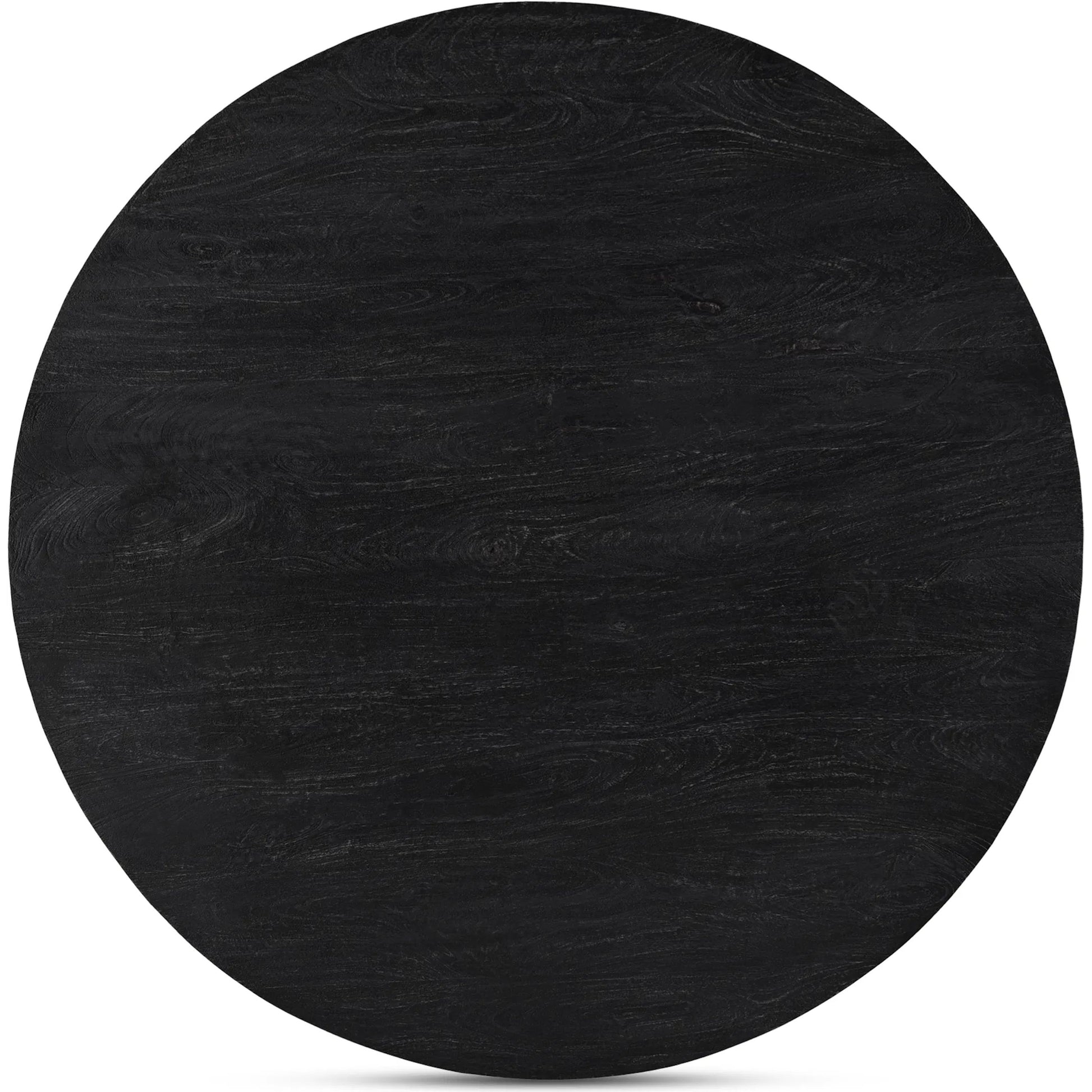 Cember Dining Table by Moe's Home Collection in black. Made from solid mango wood in a modern style.