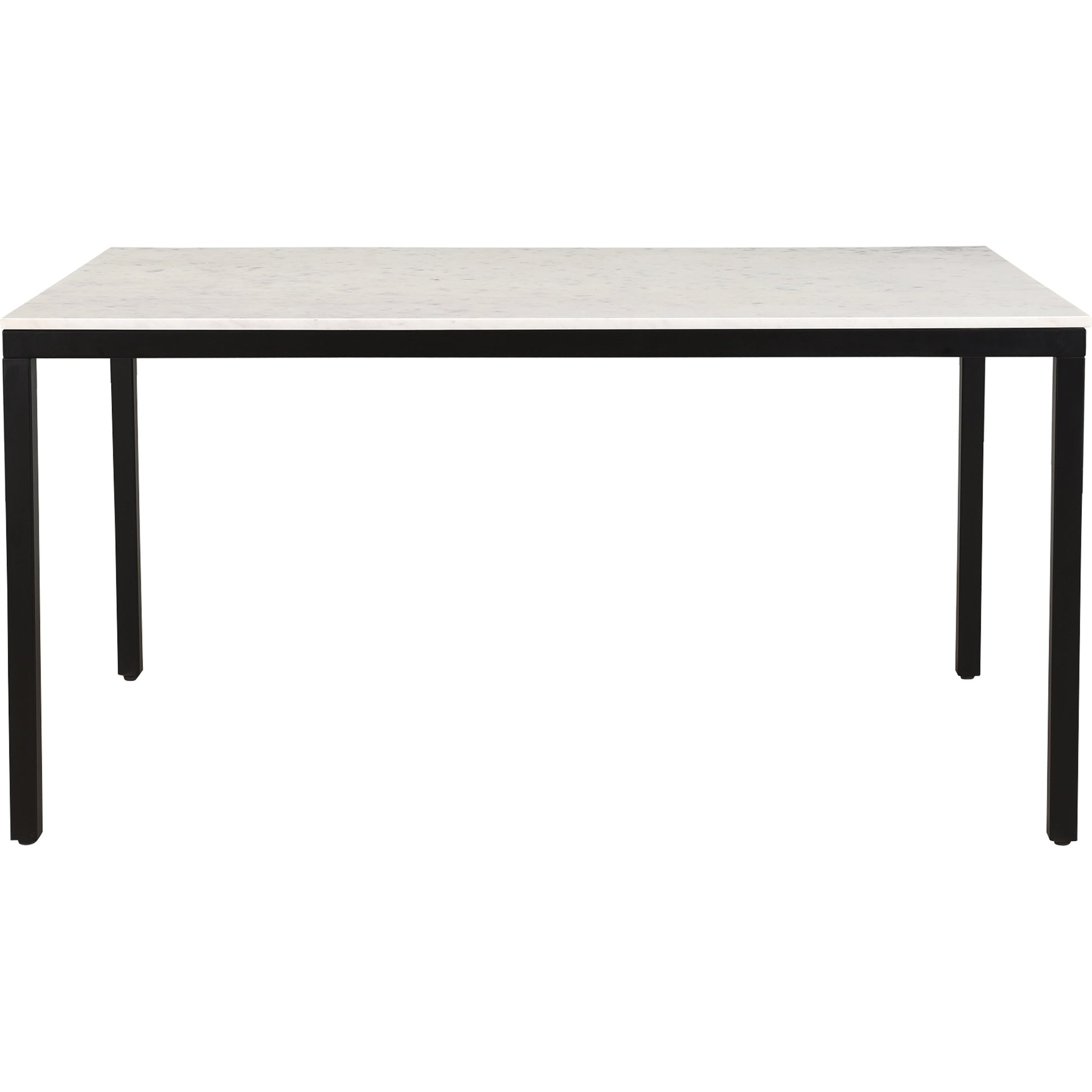 Parson Dining Table by Moe's Home Collection in white. Made from marble, iron, mdf in a modern style.