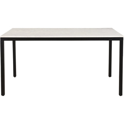 Parson Dining Table by Moe's Home Collection in white. Made from marble, iron, mdf in a modern style.