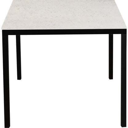 Parson Dining Table by Moe's Home Collection in white. Made from marble, iron, mdf in a modern style.