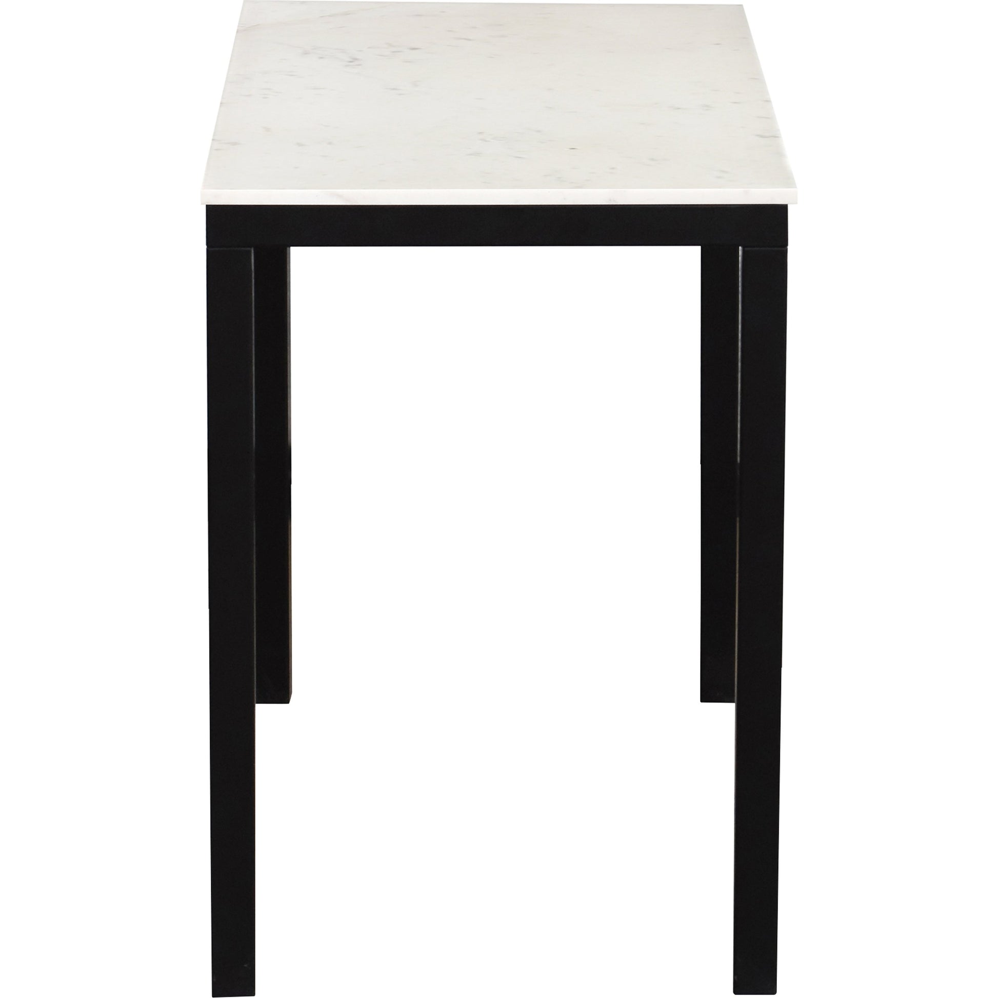 Parson Mini Desk by Moe's Home Collection in white. Made from marble, iron, mdf in a modern style.