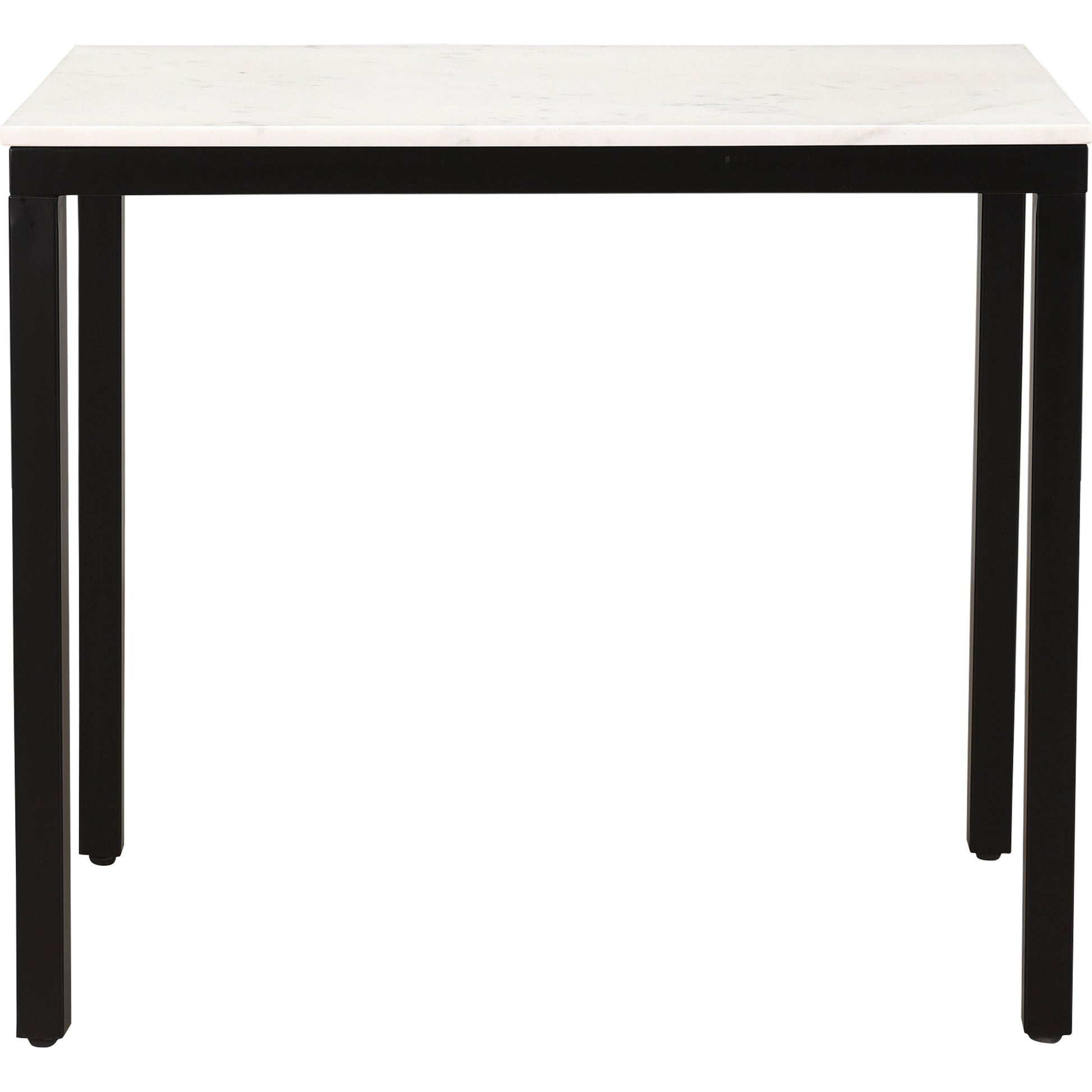 Parson Mini Desk by Moe's Home Collection in white. Made from marble, iron, mdf in a modern style.
