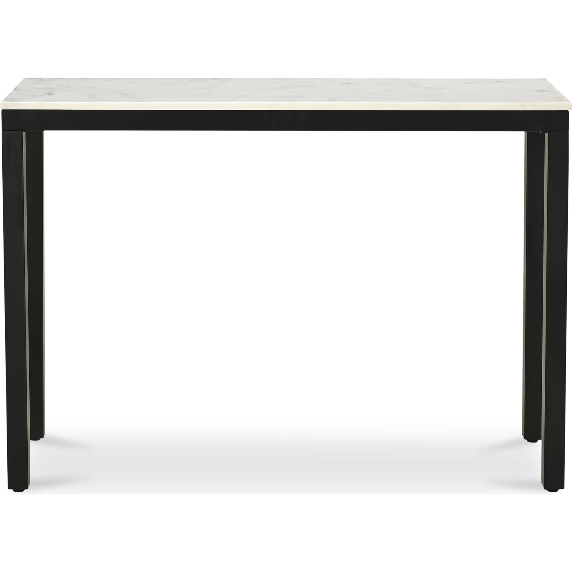 Parson Console Table by Moe's Home Collection in white. Made from marble, mdf in a modern style.