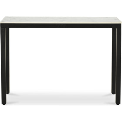 Parson Console Table by Moe's Home Collection in white. Made from marble, mdf in a modern style.
