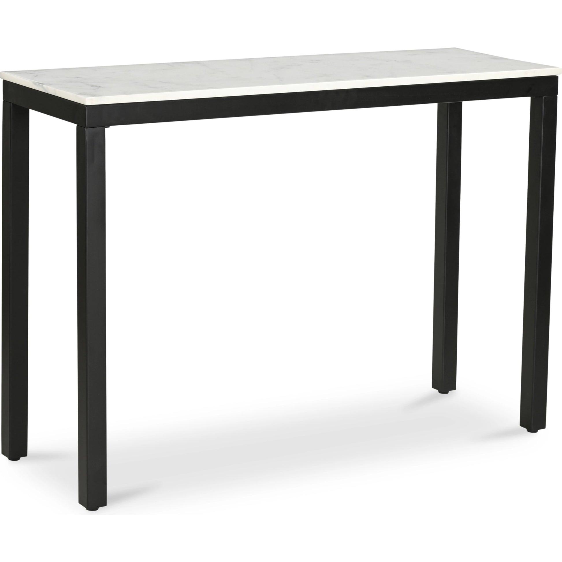 Parson Console Table by Moe's Home Collection in white. Made from marble, mdf in a modern style.