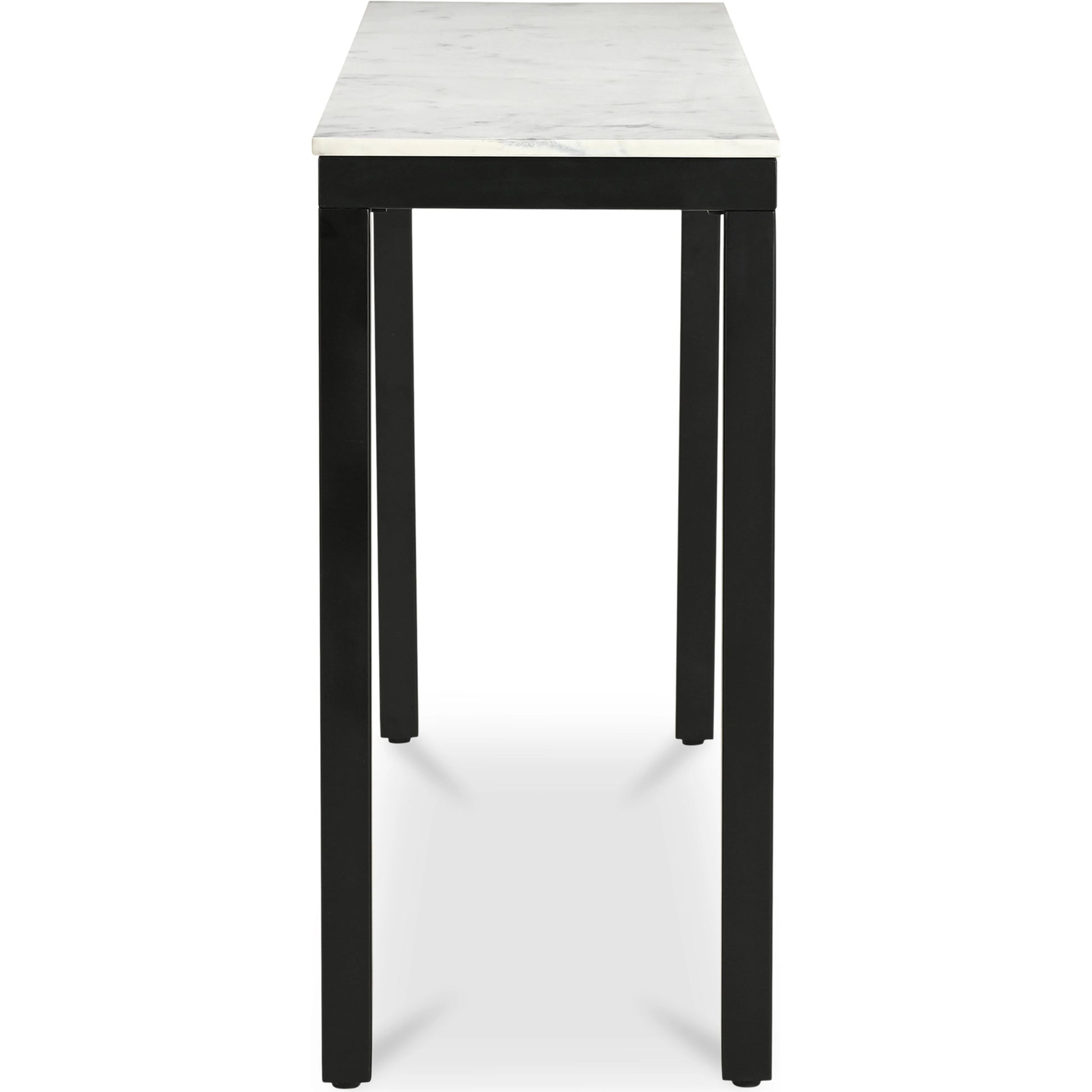 Parson Console Table by Moe's Home Collection in white. Made from marble, mdf in a modern style.