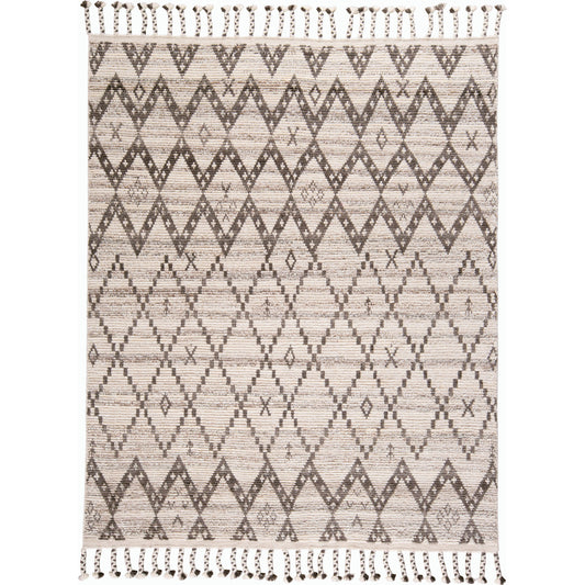 Twain Transitional Diamond Rug - 6775F by Feizy in ivory, gray, taupe. Made from wool in a unique style.