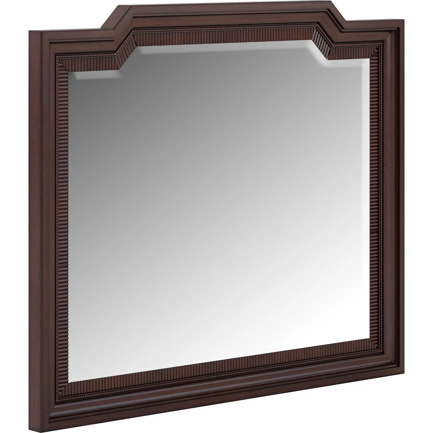 001 SI-2334464 | Primary Silo | Revival Dresser Mirror by A.R.T. Furniture in brown and napa mahogany. Made from rubberwood solids, glass, resin in a traditional style.