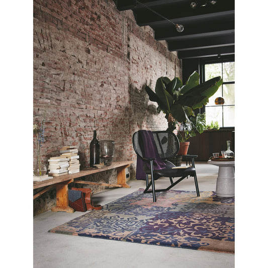 Kyah KYA-9105 Rug by Surya in yellow, gray, blue, pink. Made from 100% new zealand wool in a unique style.