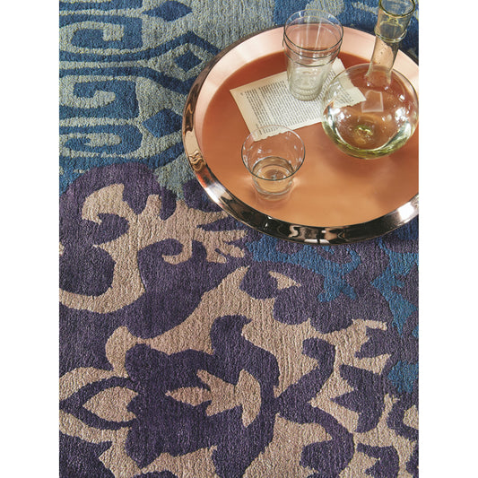 Kyah Rug - 15444 by Surya in sea foam. Made from 100% new zealand wool in a unique style.