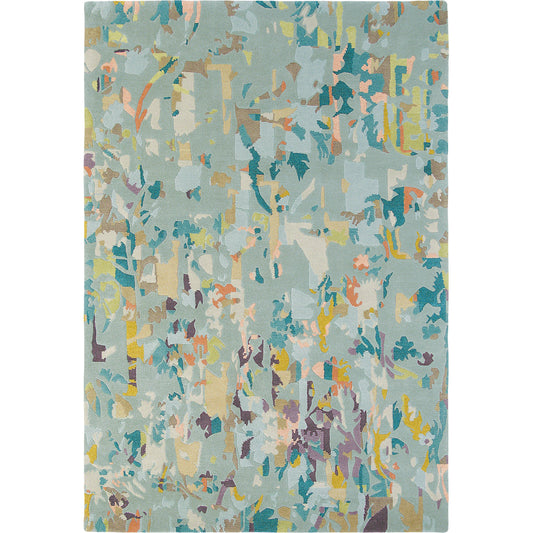 Kyah Rug - 15445 by Surya in light blue. Made from 100% new zealand wool in a unique style.