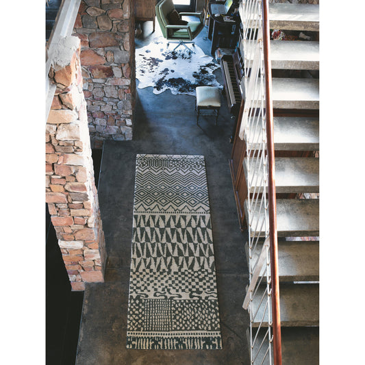 Kyah Rug - 15449 by Surya in ivory, charcoal. Made from 100% new zealand wool in a unique style.