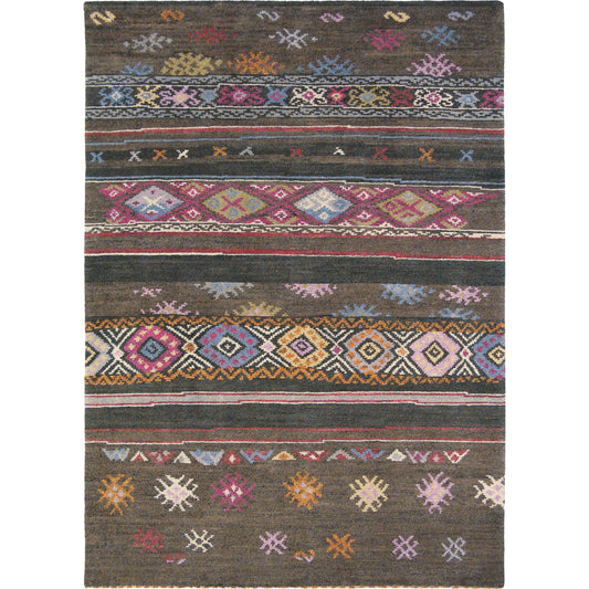 Kyah Rug - 15452 by Surya in brown. Made from 100% new zealand wool in a unique style.