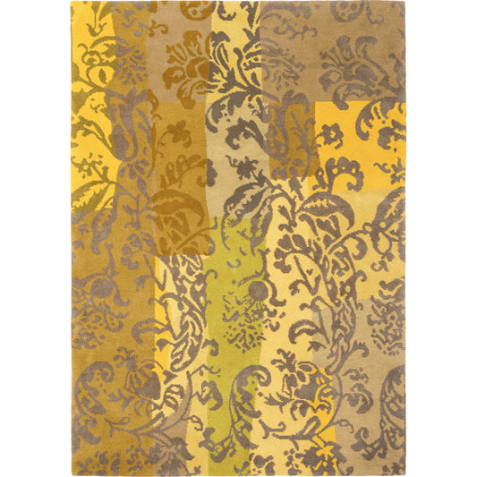 Kyah Rug - 15454 by Surya in yellow. Made from 100% new zealand wool in a unique style.