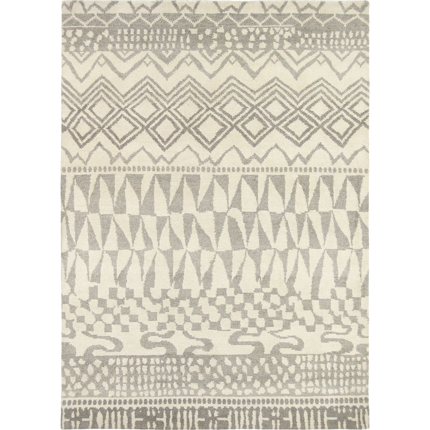 001 80194-31094,80194-31095 | Primary Silo | Kyah KYA-9120 Rug by Surya in ivory, light gray. Made from 100% new zealand wool in a unique style.