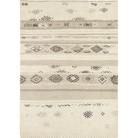 Kyah Rug - 15460 by Surya in cream. Made from 100% new zealand wool in a unique style.