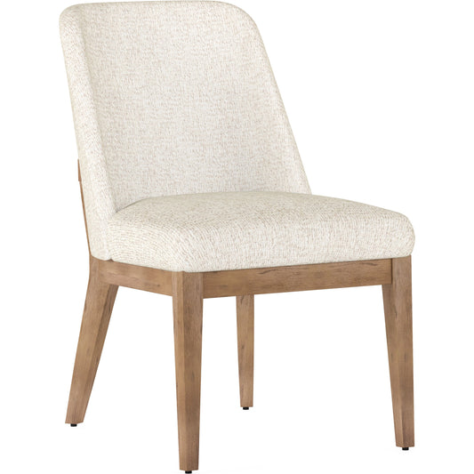 Portico Upholstered Side Chair by A.R.T. Furniture in sienna. Made from parawood solids, foam, fabric in a modern style.