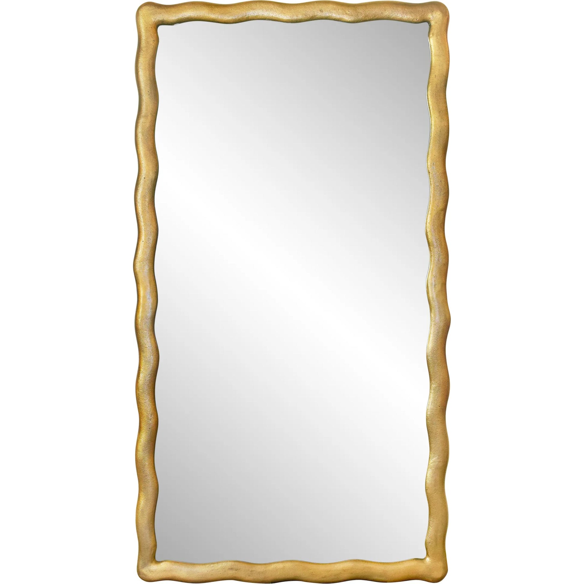 Kylo Rectangular Mirror by Worlds Away. Made from iron, wood in a modern style.