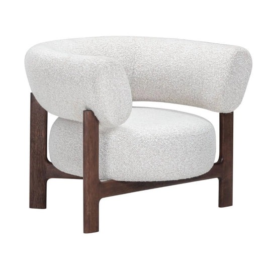 Kylo Lounge Chair by Universal Furniture in whitenoise sand. Made from 95% polyester, 5% acrylic in a transitional style.