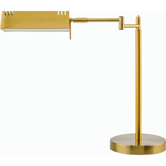 Kiyomi Accent Table Lamp - 528796 by Surya in body: gold, base: gold, shade (outside): gold, shade (inside): white, finial: metallic - brass, cord: black and platedelectroplated. Made from iron, metal in a modern style.