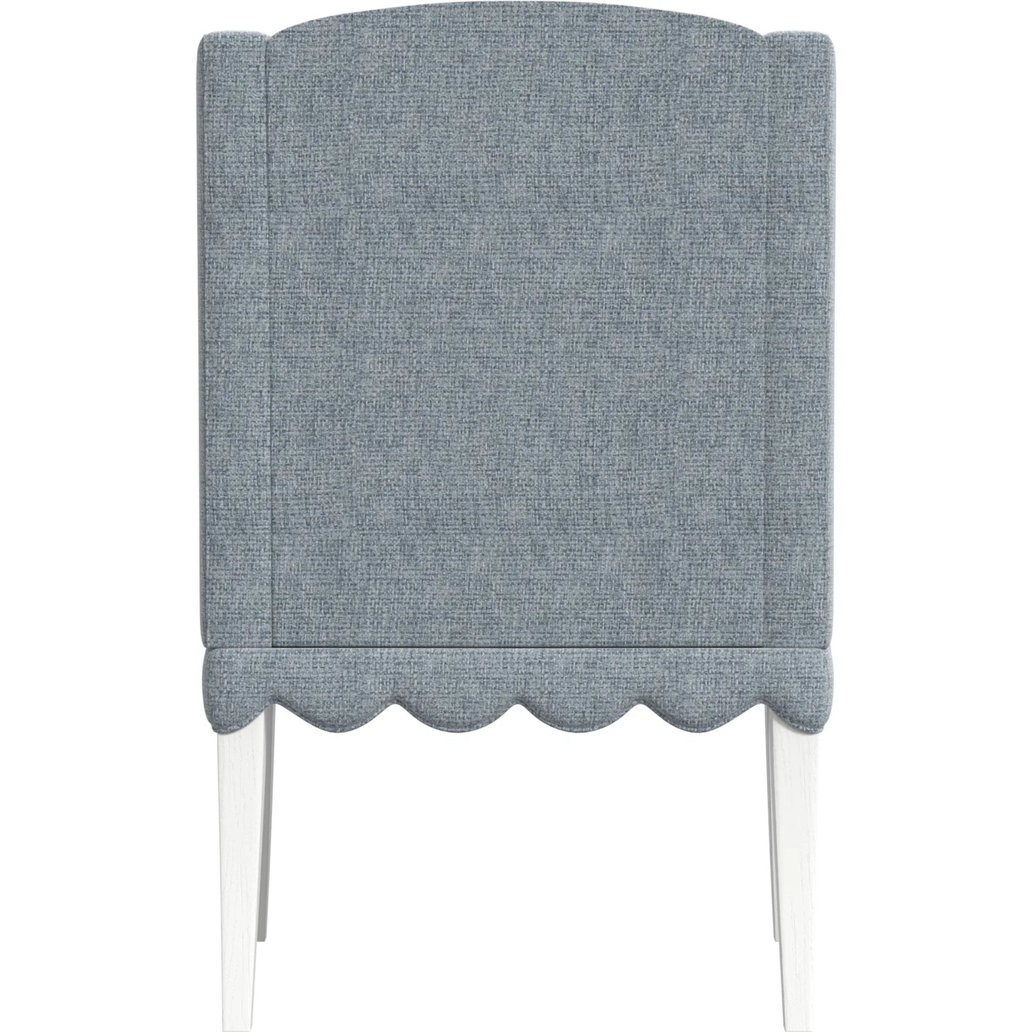 004 SI-2514196 | Additional Silo | Haven Upholstered Hostess Chair (Set of 2) by A.R.T. Furniture in sea blue and warm white. Made from parawood solids, oak veneer in a transitional style.