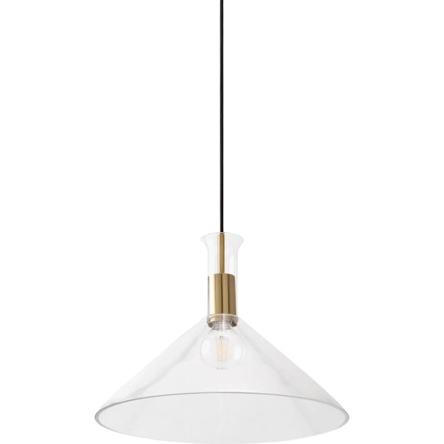 001 SI-2460027 | Primary Silo | Katzinor Pendant by Surya in metallic brass, clear and plated. Made from iron, glass in a unique style.