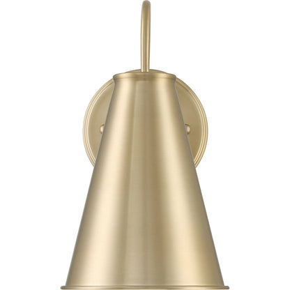 Lincoln Tapered Metal 7" Dome Wall Sconce Light by Lumanity. Made from metal in a modern style.