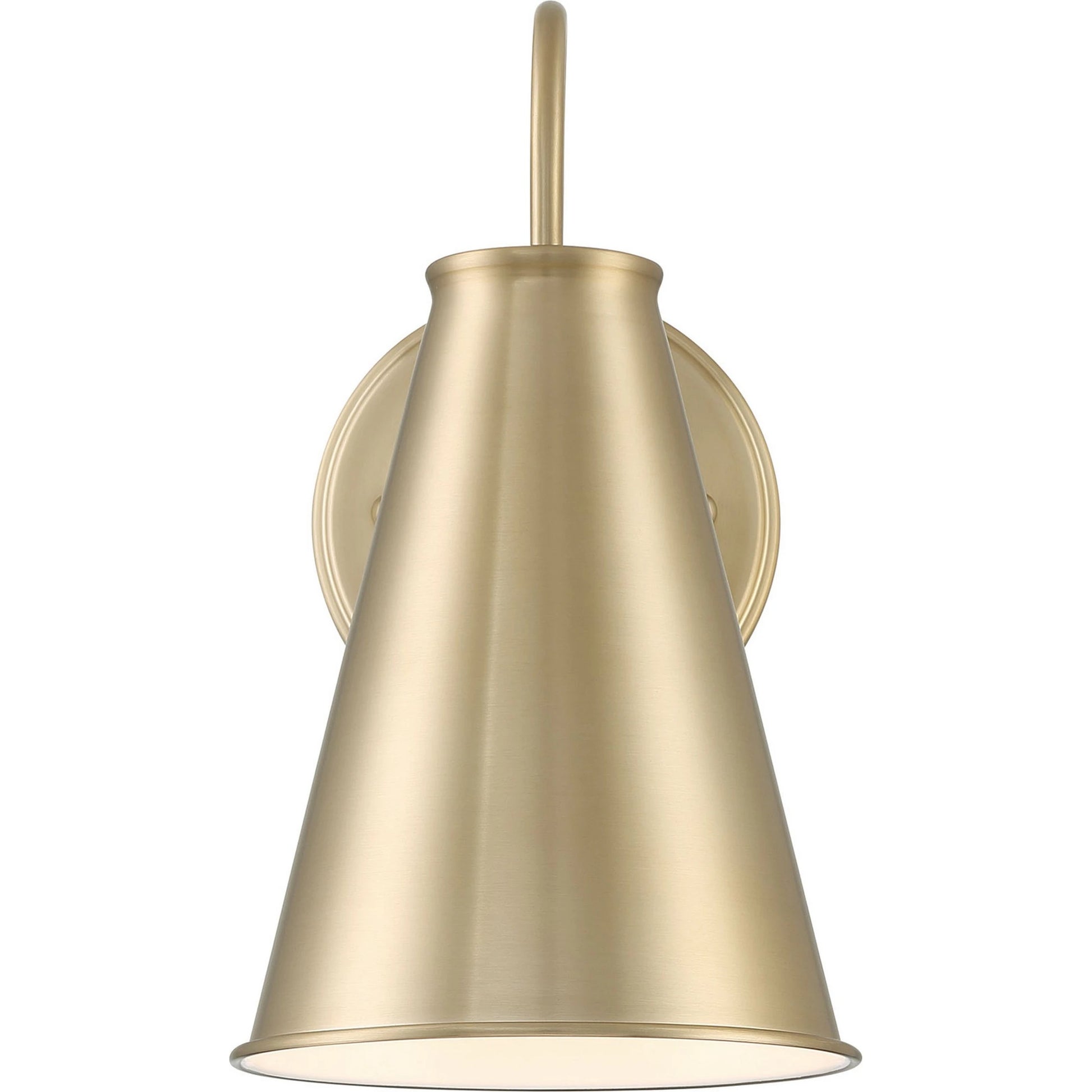 Lincoln Tapered Metal 7" Dome Wall Sconce Light by Lumanity. Made from metal in a modern style.