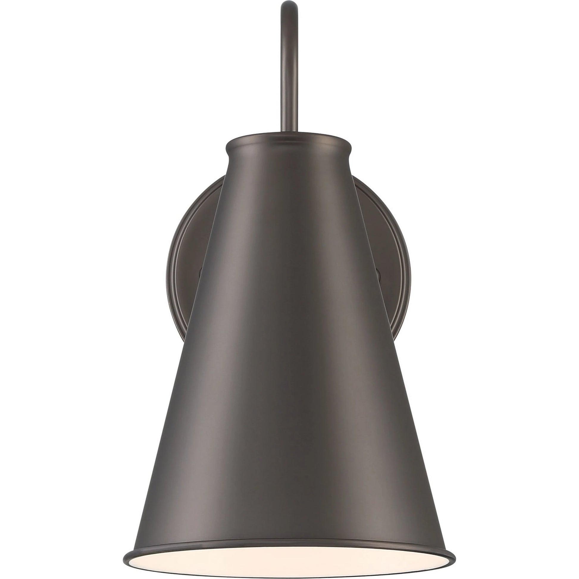 Lincoln Tapered Metal 7" Dome Wall Sconce Light by Lumanity. Made from metal in a modern style.