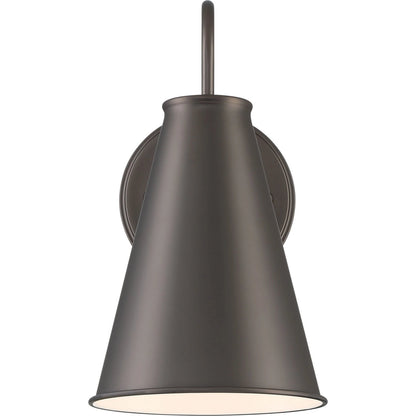 Lincoln Tapered Metal 7" Dome Wall Sconce Light by Lumanity. Made from metal in a modern style.