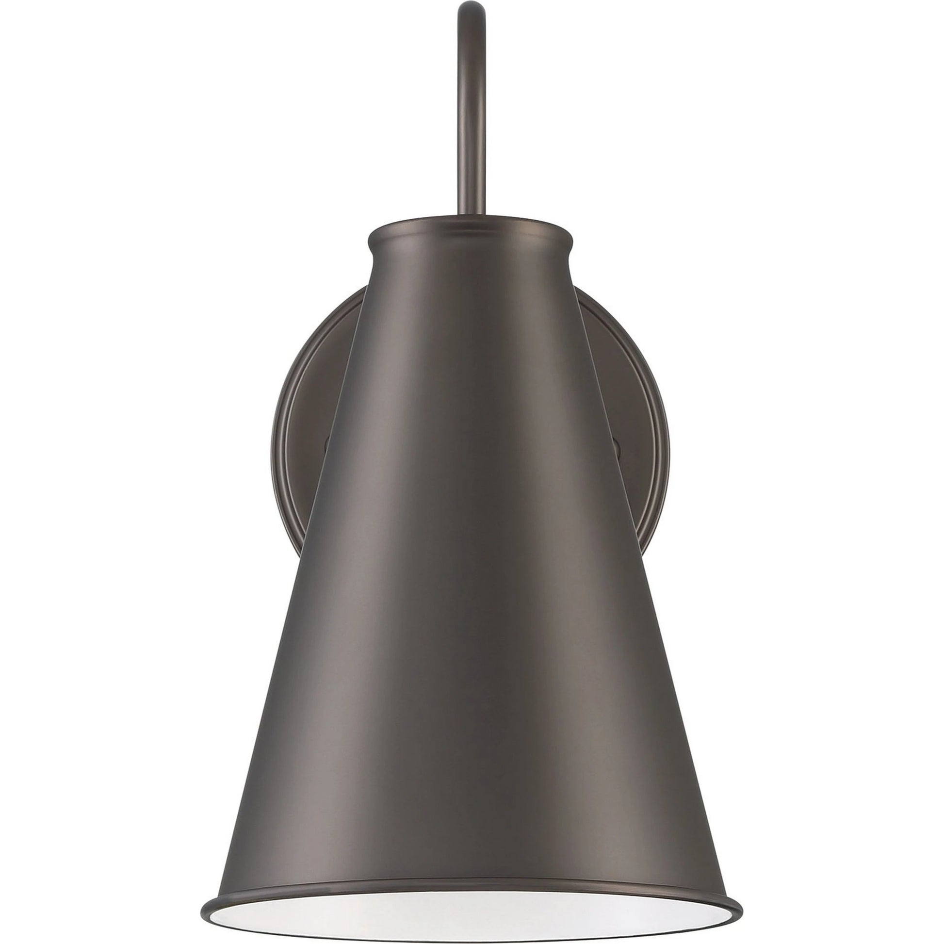 Lincoln Tapered Metal 7" Dome Wall Sconce Light by Lumanity. Made from metal in a modern style.