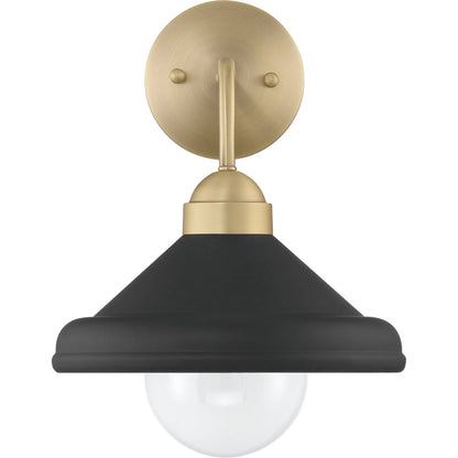 Brooks Barn Wall Sconce by Lumanity. Made from metal in a modern style.