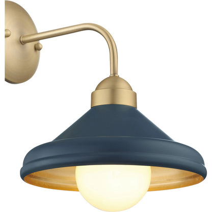 Brooks Barn Wall Sconce by Lumanity. Made from metal in a modern style.