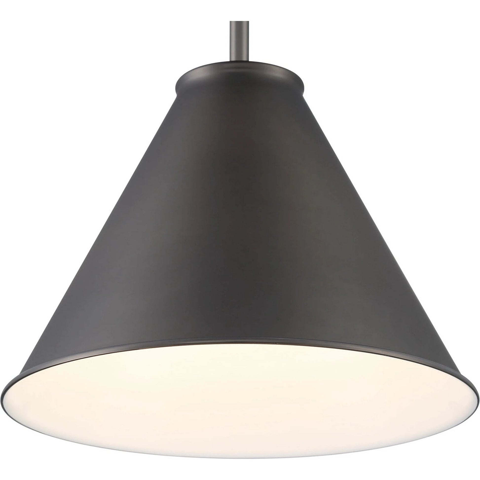 Lincoln Tapered Metal 11" Semi-Flush Mount Ceiling Light by Lumanity. Made from metal in a modern style.