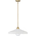 Brooks Adjustable Barn Light Pendant by Lumanity. Made from metal in a modern style.