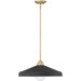 Brooks Adjustable Barn Light Pendant by Lumanity. Made from metal in a modern style.