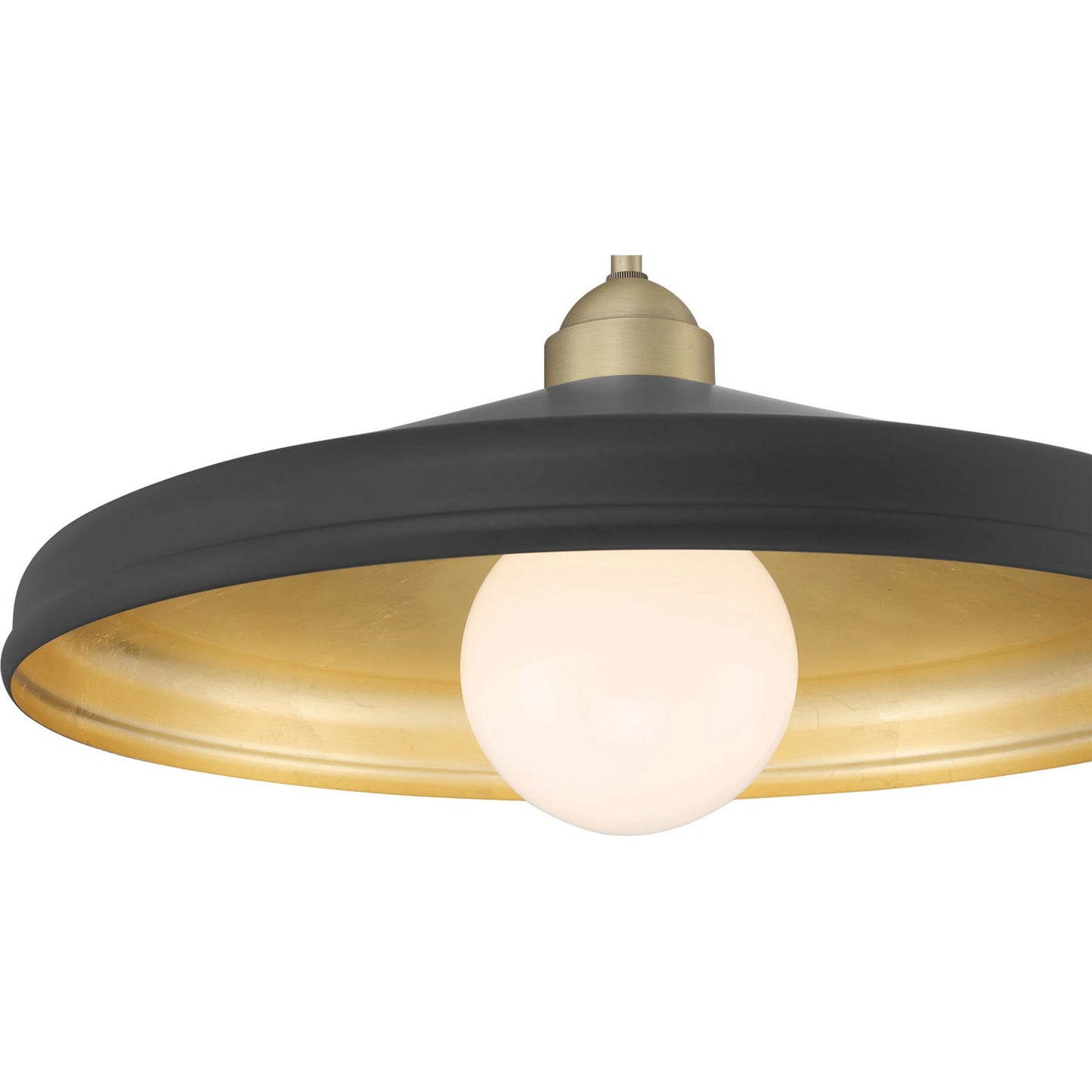 009 SI-1965962 | Closeup | Brooks Adjustable Barn Light Pendant by Lumanity. Made from metal in a modern style.