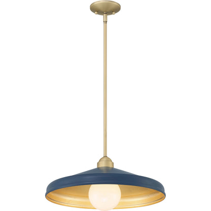 Brooks Adjustable Barn Light Pendant by Lumanity. Made from metal in a modern style.