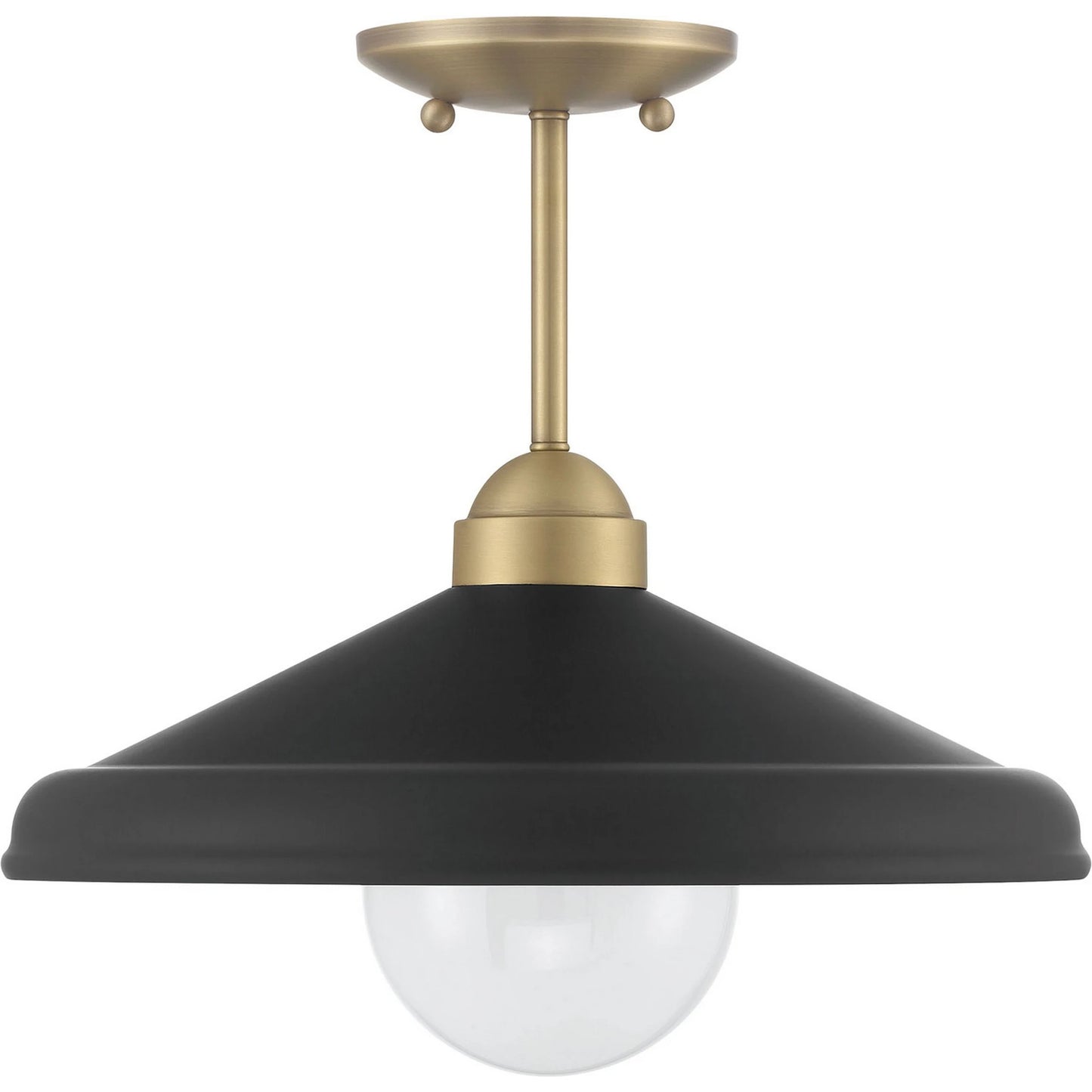 002 SI-1965959 | Primary Silo | Brooks Semi-Flush Mount Ceiling Barn Light by Lumanity. Made from metal in a modern style.