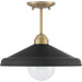 Brooks Semi-Flush Mount Ceiling Barn Light by Lumanity. Made from metal in a modern style.