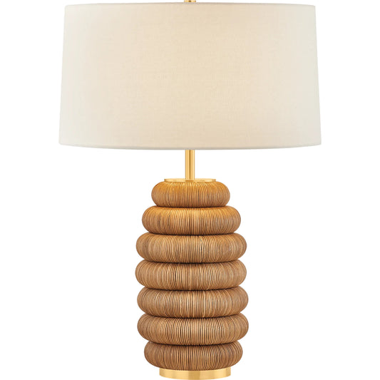 Winbrook Table Lamp by Hudson Valley in aged brass. Made from unique in a rustic style.
