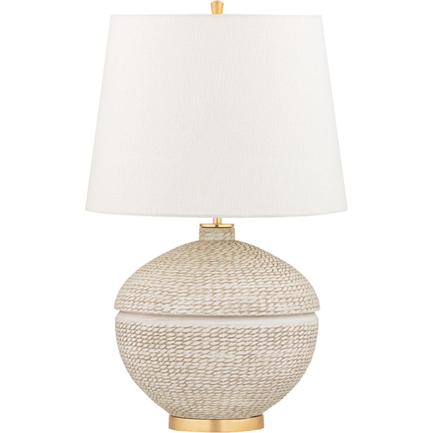 001 SR-914691 | Primary Silo | Katonah Table Lamp by Hudson Valley in gold leaf. Made from steel in a coastal style.